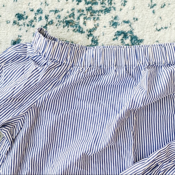 Zara Over the Shoulders Striped Blouse - Picture 2 of 4